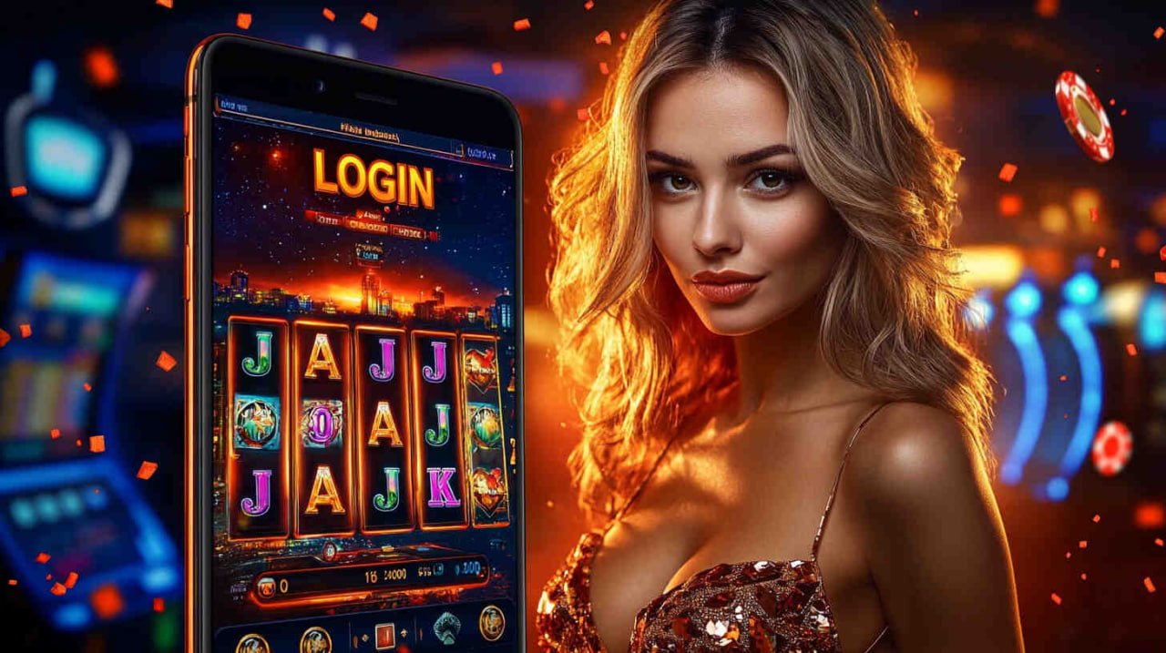 Layar login qq raya Diamond Empire di aplikasi mobile